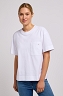 Koszulka Damska Lee Pocket Tee Bright White L112350173