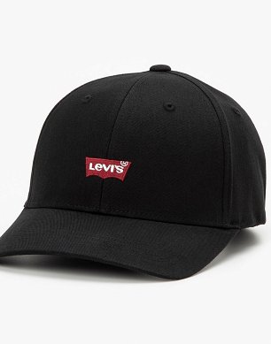 Czapka Męska Levi`s® Housemark Flexfit Cap Regular Black D7723-0002