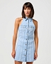 Sukienka Damska Wrangler Denim Collared Dress Sunbleach 112352529