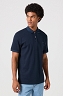 Polo Męskie Wrangler Polo Shirt Black Iris W112350415