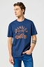 Koszulka Męska Wrangler Americana Tee Navy 112357436