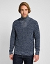 Sweter Męski Lee Half Zip Knit Mood Indigo 112355674