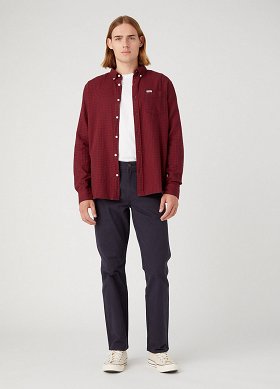 Koszula Męska Wrangler Ls 1 Pkt Button Down Dahlia W5B12LH45