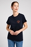 Koszulka Damska Lee Small Logo Tee Unionall Blk 112350198