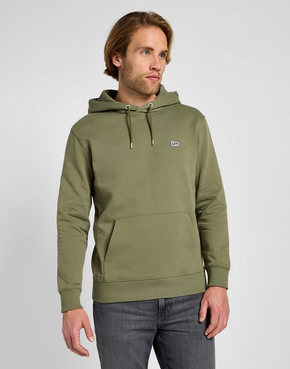 Bluza Męska Lee Plain Hoodie Mercantile Green 112355733