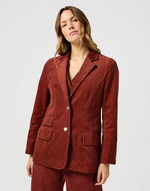 Kurtka Damska Wrangler Blazer Jacket Madder Brown 112356493