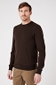 Sweter Męski Wrangler Crewneck Knit Delicioso Brown W8A02PH38