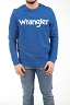 Bluza Męska Wrangler Crew Sweat Wrangler Blue W6M3HAX05