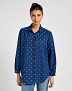 Koszula Damska Lee Shirred Blouse Dotted Indigo 112355126