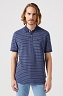 Polo Męskie Wrangler Ss Stripe Polo Navy 112351395