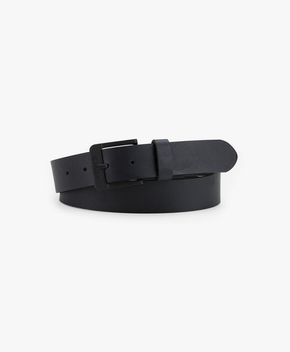 Pasek Męski LEVI`S® Free Metal Belt Stonewashed Black 38016-0033