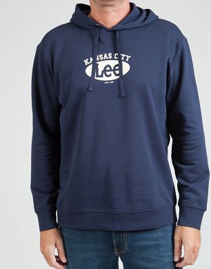 Bluza Męska Lee Hoodie Navy L80EEJ35