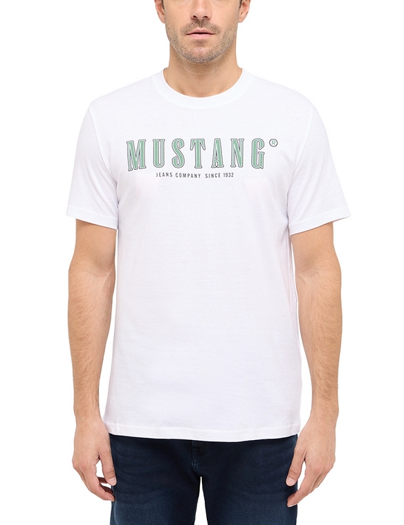 T-shirt Męski Mustang Style Austin Bright White 1016281-2007