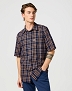 Koszula Męska Wrangler Ss 1 Pkt Shirt Raw Umber Indigo 112362734