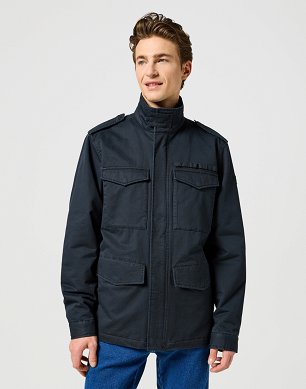 Kurtka Męska Wrangler Field Jacket Black 112357272