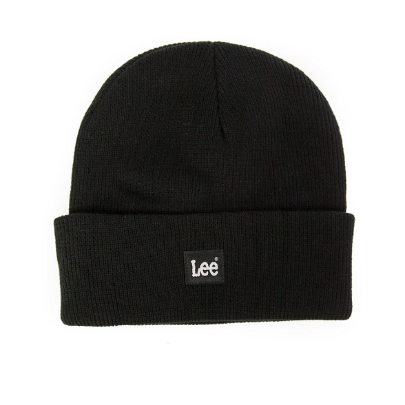 Czapka Męska Lee Beanie Black LP594001