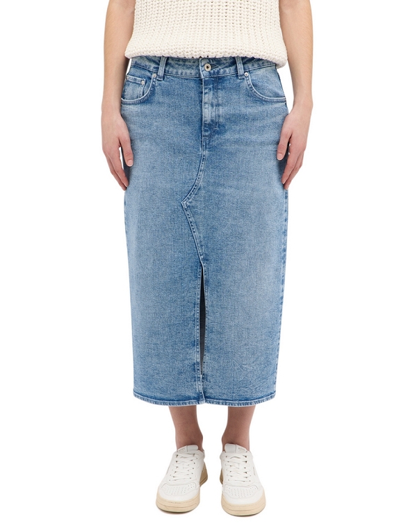 Spódnica Damska Mustang Style Eureka Denim Skirt Denim Blue 1016225-5000-582