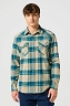 Koszula Męska Wrangler Flannel Western Shirt Chinchilla 112356768