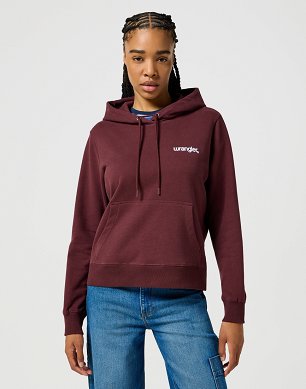 Bluza Damska Wrangler Regular Hoodie Dahlia 112356460