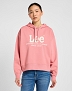 Bluza Damska Lee Logo Hoodie Cassie Pink 112355104