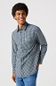 Koszula Męska Wrangler Ls 1 Pkt Shirt Black Iris Gingham 112350495