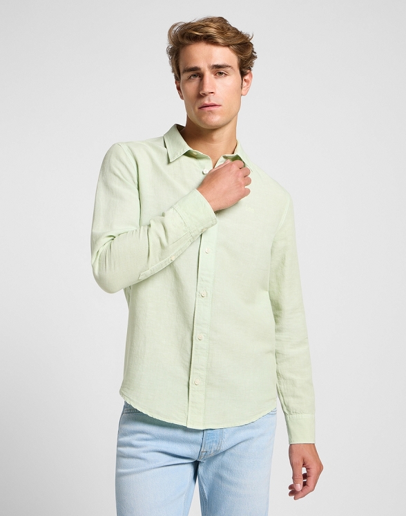 Koszula Męska Lee Patch Shirt Soft Sage 112363905