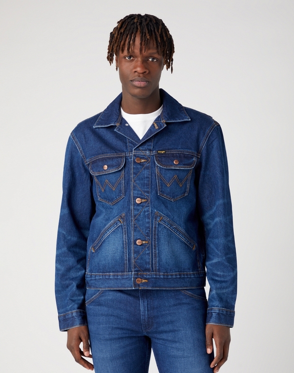 Kurtka Jeansowa Męska Wrangler 124Mj Far Away W4MJ73154