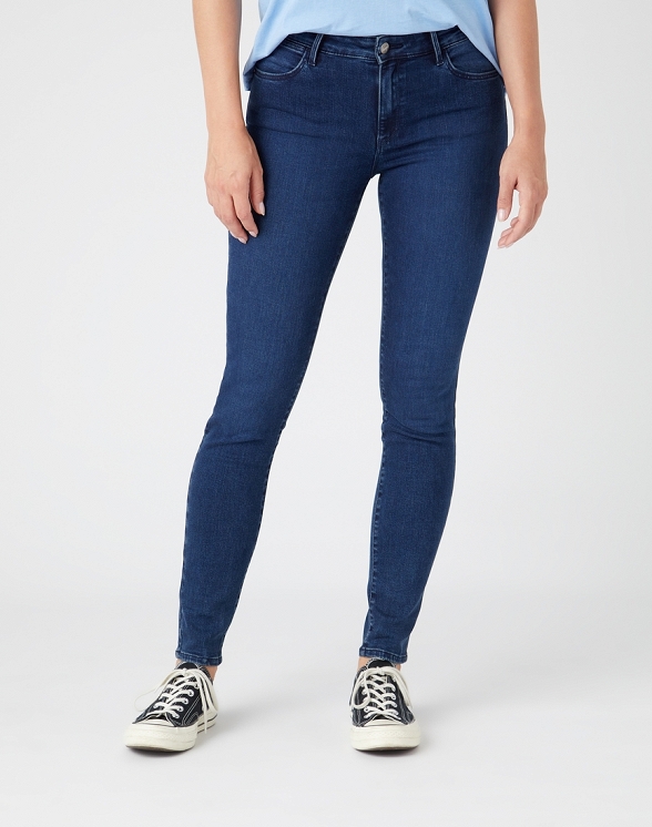 Spodnie Damskie Wrangler Skinny Blue Lava W28KLF206