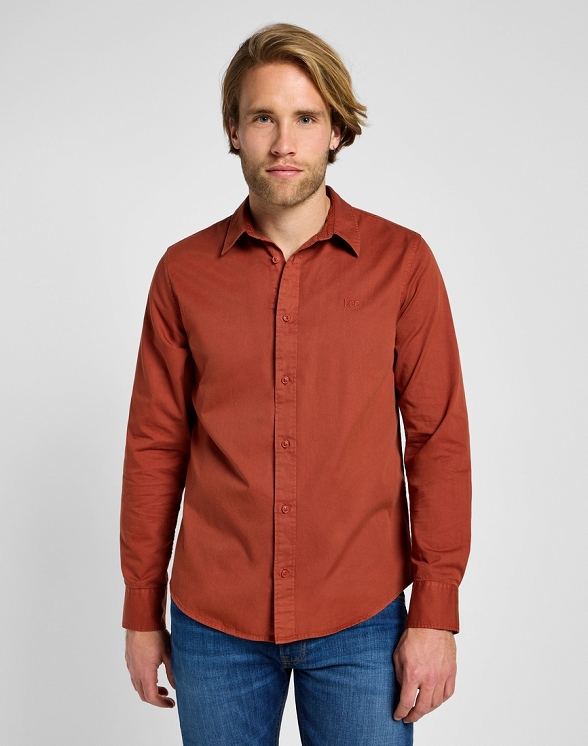 Koszula Męska Lee Patch Shirt Sweet Maple 112355741