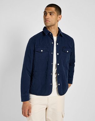 Koszula Męska Lee Quilted Shirt Jacket Mood Indigo 112355568