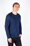 Koszulka Męska Lee Ls Pocket Tee Emperor Navy 112358065