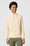 Sweter Męski Wrangler Half Zip Knit Ecru 112357290