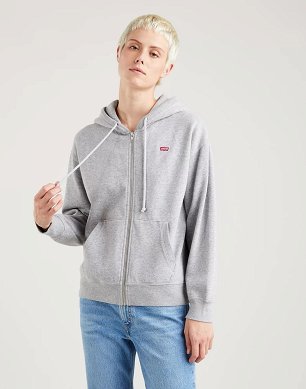 Bluza Damska Levi`s® Standard Zip Hoodie Starstruck Heather Grey A0777-0003