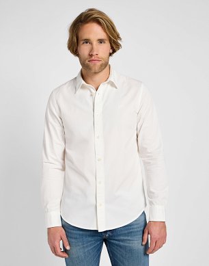Koszula Męska Lee Patch Shirt Bright White 112333654