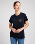 Koszulka Damska Lee Small Logo Tee Unionall Blk L112350198