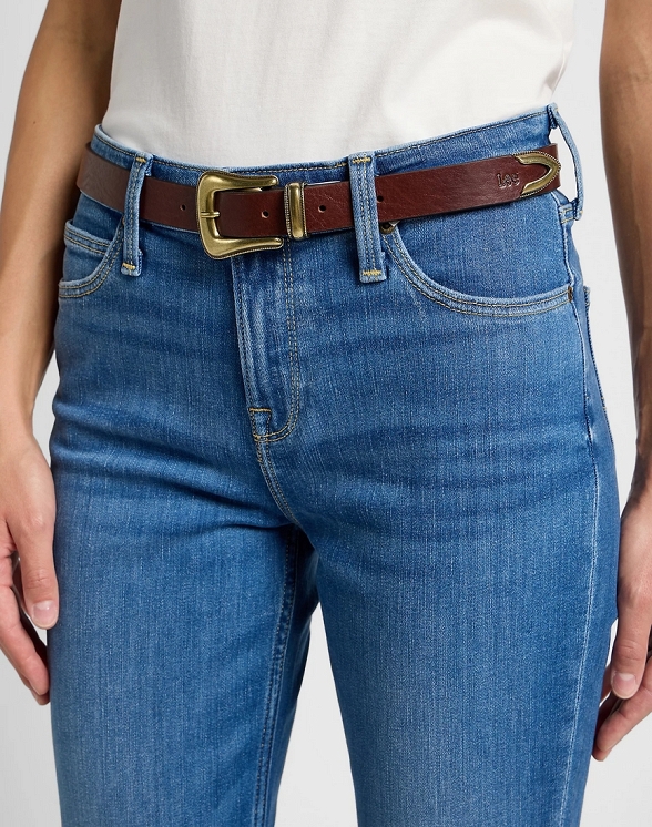 Pasek Damski Lee Buckle Belt Dark Brown 112358307