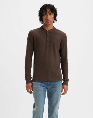 Koszulka Męska Levi`s® Ls Thermal 3 Bttn Henley 29691-0007