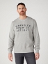 Bluza Męska Wrangler Graphic Crew Sweat Mid Grey Melee W646HAX37