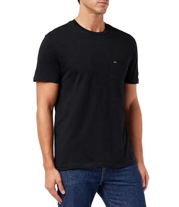 Koszulka Męska Lee Pocket Tee Black 112115058