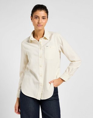 Koszula Damska Lee All Purpose Shirt Ecru 112355202