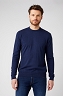 Sweter Męski Wrangler Crew Knit Navy W8M0QL114