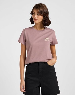 Koszulka Damska Lee Small Lee Tee Dreamy Mauve 112363415