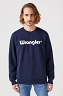 Bluza Męska Wrangler Logo Crew Sweat Navy W112350539