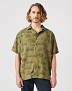 Koszula Męska Wrangler Ss Resort Shirt Olive Scenic 112350580