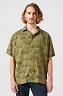 Koszula Męska Wrangler Ss Resort Shirt Olive Scenic 112350580