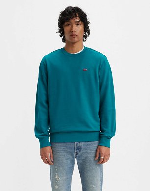 Bluza Męska Levi`s® The Original Housemark Crewneck Sweatshirt Ocean Depths 35909-0034