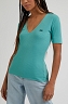 T-shirt Damski Lee V Neck Rib Dusty Jade L49FIP41