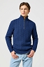 Sweter Męski Wrangler Half Zip Knit Navy 112357291