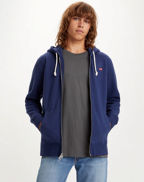 Bluza Męska Levi`s® Original Zip-Up Hoodie Naval Academy 34584-0011