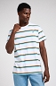 Koszulka Męska Lee Relaxed Stripe Tee Bright White 112350099